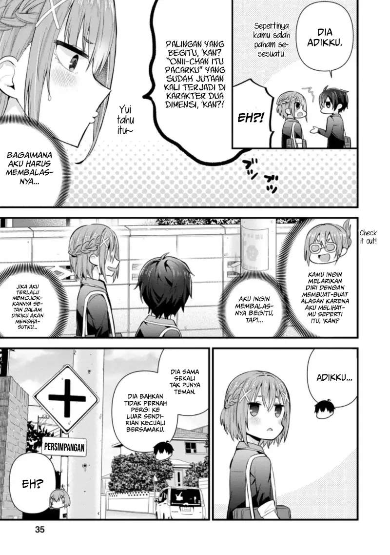 The Cute Girl Sitting Next to Me Is Trying to Make Me Fall in Love With Her as a Way to Ridicule Me, but the Tables Were Turned on Her Before She Knew It Chapter 07 Gambar 4